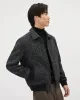 Black Tweed Jacket with Shirt Collar sold by RW&CO.