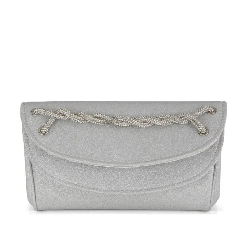 Badgley Mischka Pave Smile Clutch sold by RW&CO.