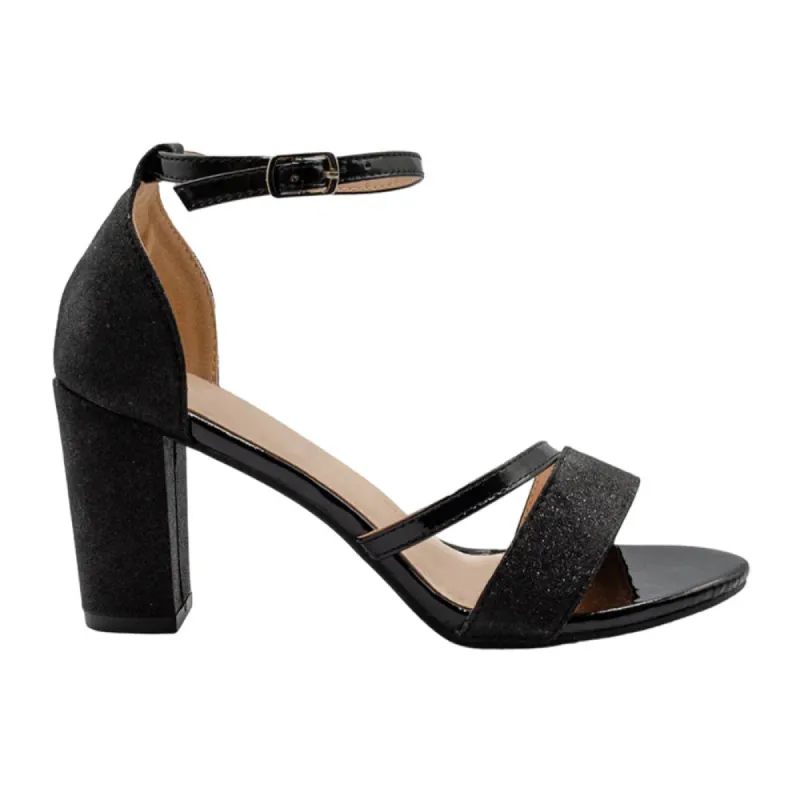 Where's That From - Womens/Ladies Perla Ankle Strap Medium Block Heel Sandals made by RW&CO.