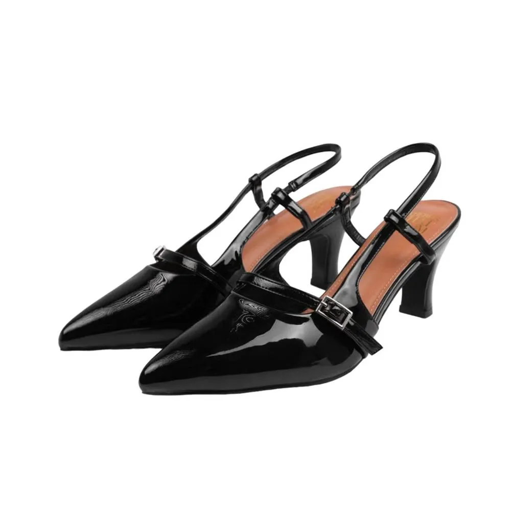 Where's That From - Womens/Ladies On Point Sling Back Wide Mid Heel Sandals sold by RW&CO.