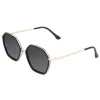 Bertha Ariana Polarized Sunglasses - Black/Blue sold by RW&CO.