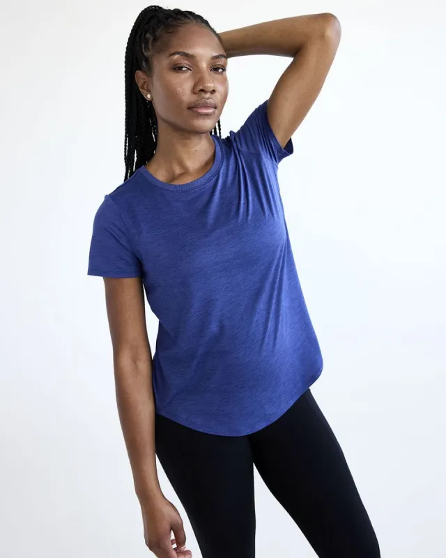 Short-Sleeve Crew-Neck Tee - Dry Lux Hyba Essentials sold by RW&CO.