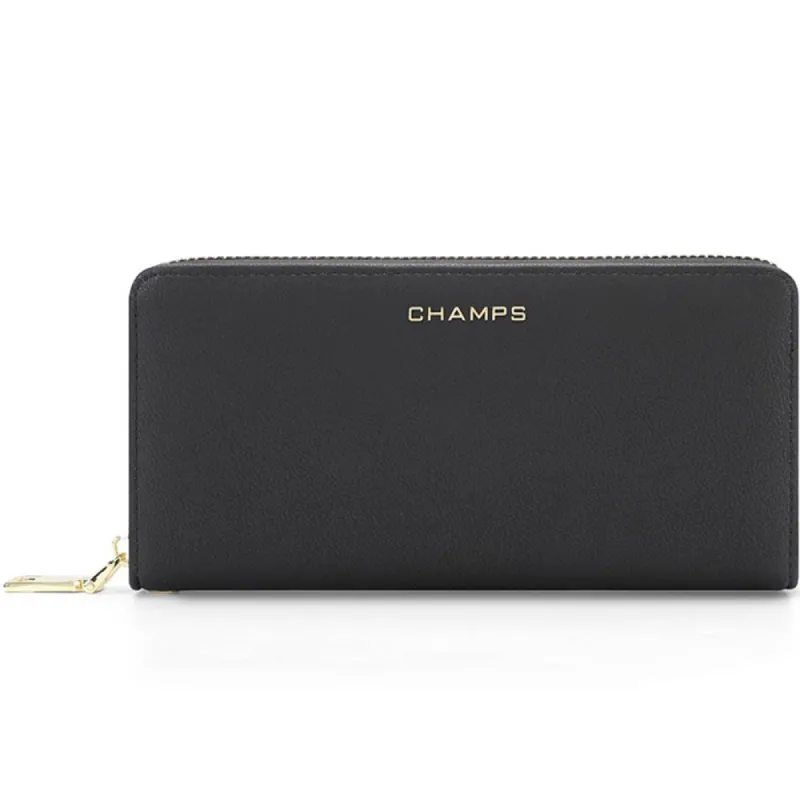 CHAMPS RFID Zip-around wallet sold by RW&CO.