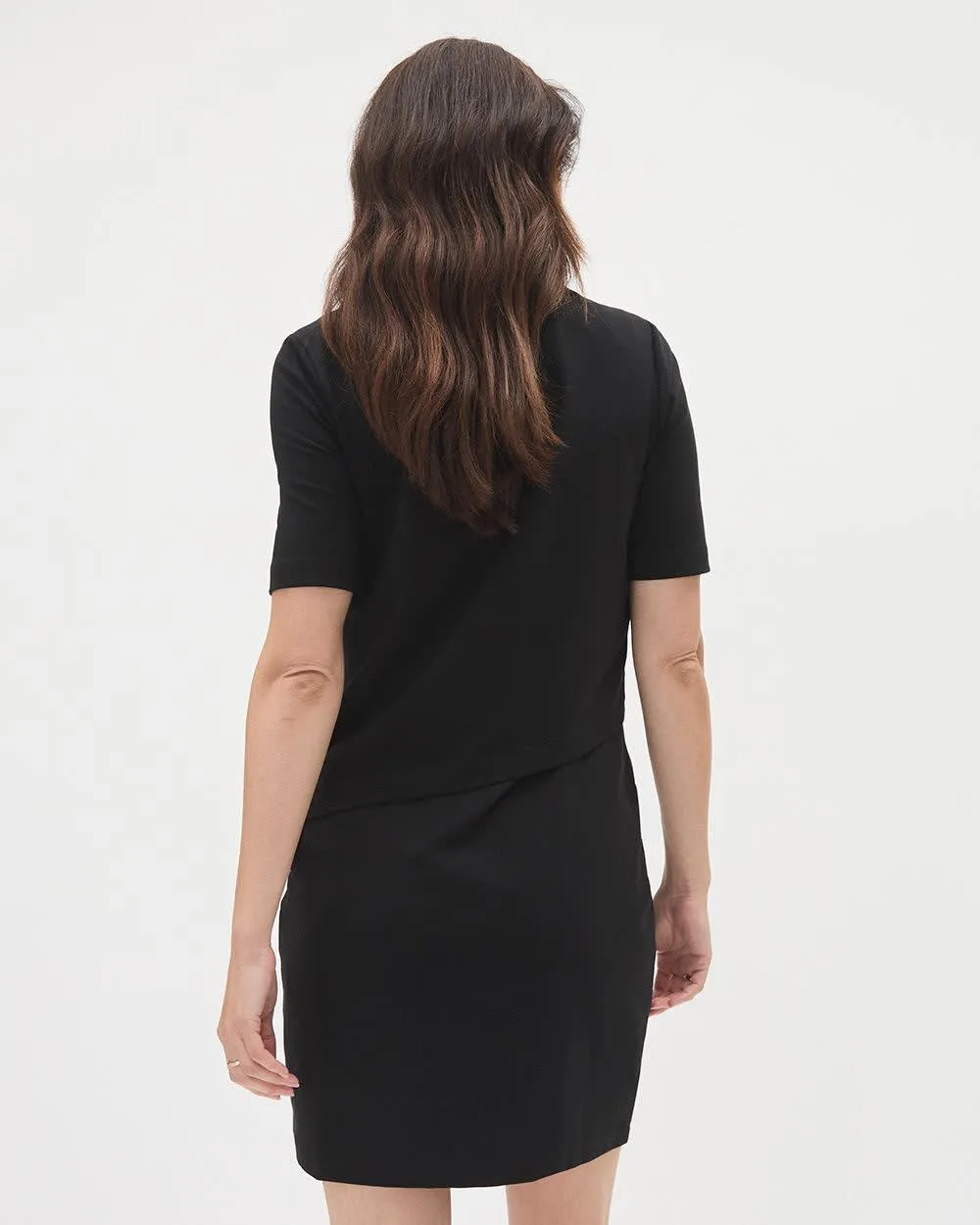 Black Set - Fitted Dress and T-Shirt - Thyme Maternity sold by RW&CO. product image thumbnail 3