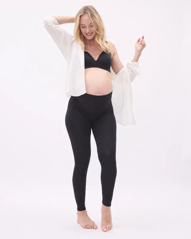 Half-Panel Cotton Spandex Legging - Thyme Maternity sold by RW&CO.