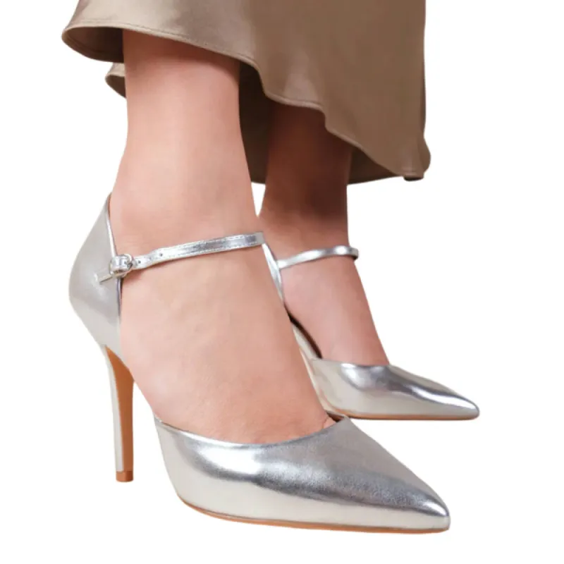 Where's That From - Womens/Ladies Reflex Pointed Wide High Heels sold by RW&CO.