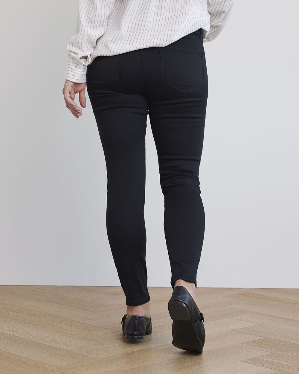 Black Natalie Jeggings - Thyme Maternity sold by RW&CO. product image thumbnail 3