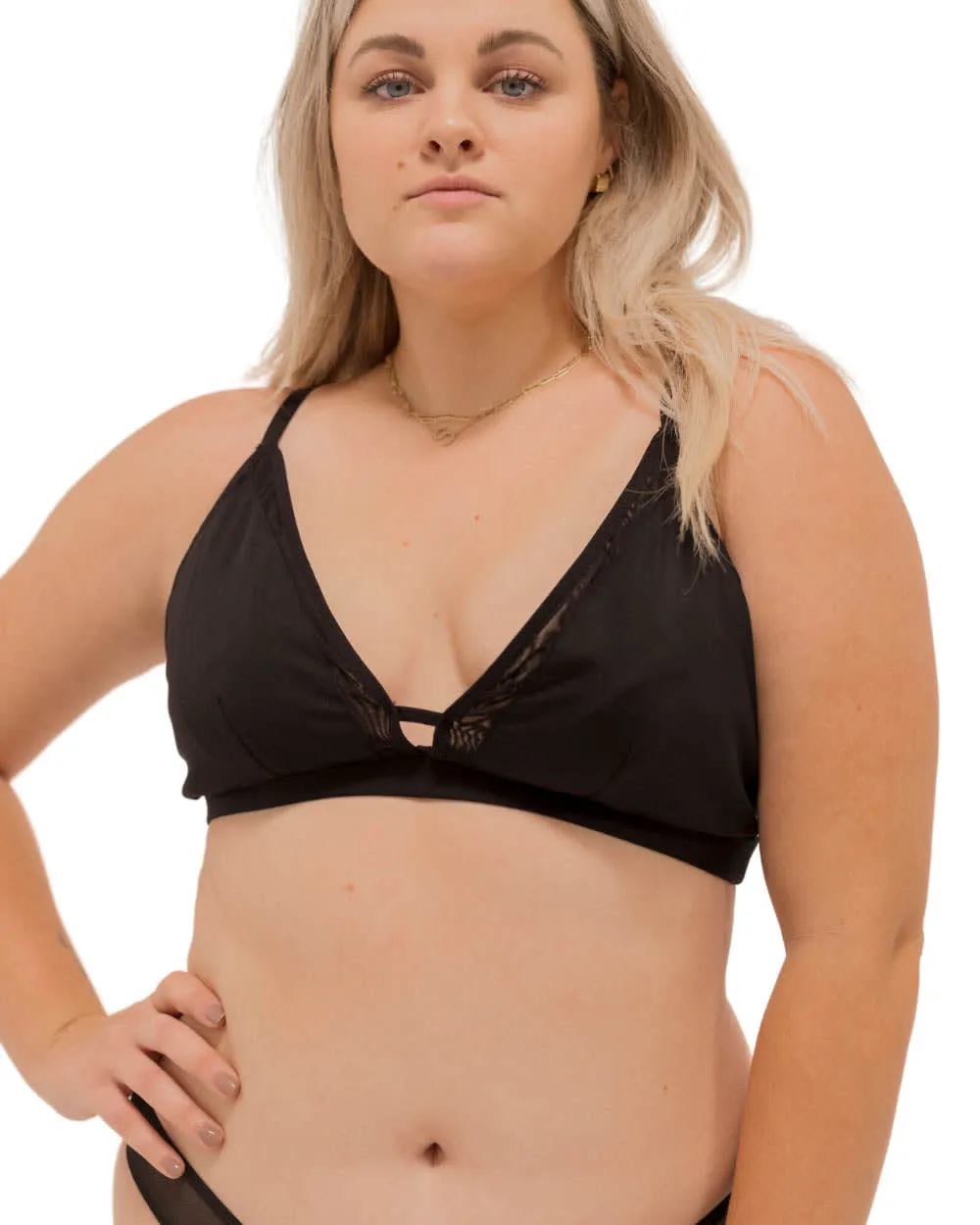 Nude Shade Full Coverage Bralette - Naked Rebellion sold by RW&CO.