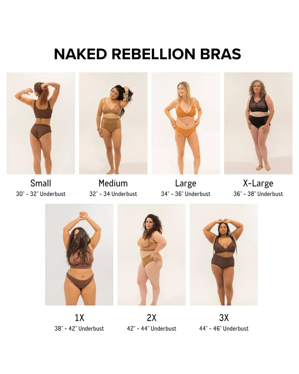 Nude Shade Full Coverage Bralette - Naked Rebellion sold by RW&CO. product image thumbnail 3