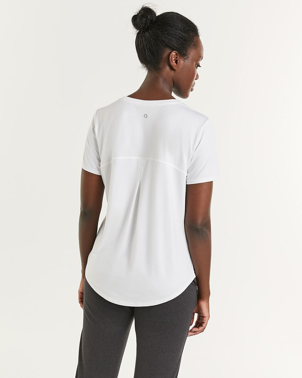 Short-Sleeve Crew-Neck Tee, Dry Lux Hyba Essentials sold by RW&CO. product image thumbnail 2