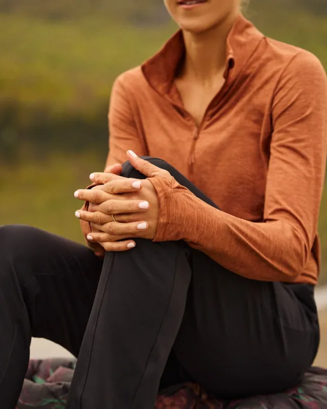 Long-Sleeve Mock-Neck Tee, Dry Lux Hyba sold by RW&CO.