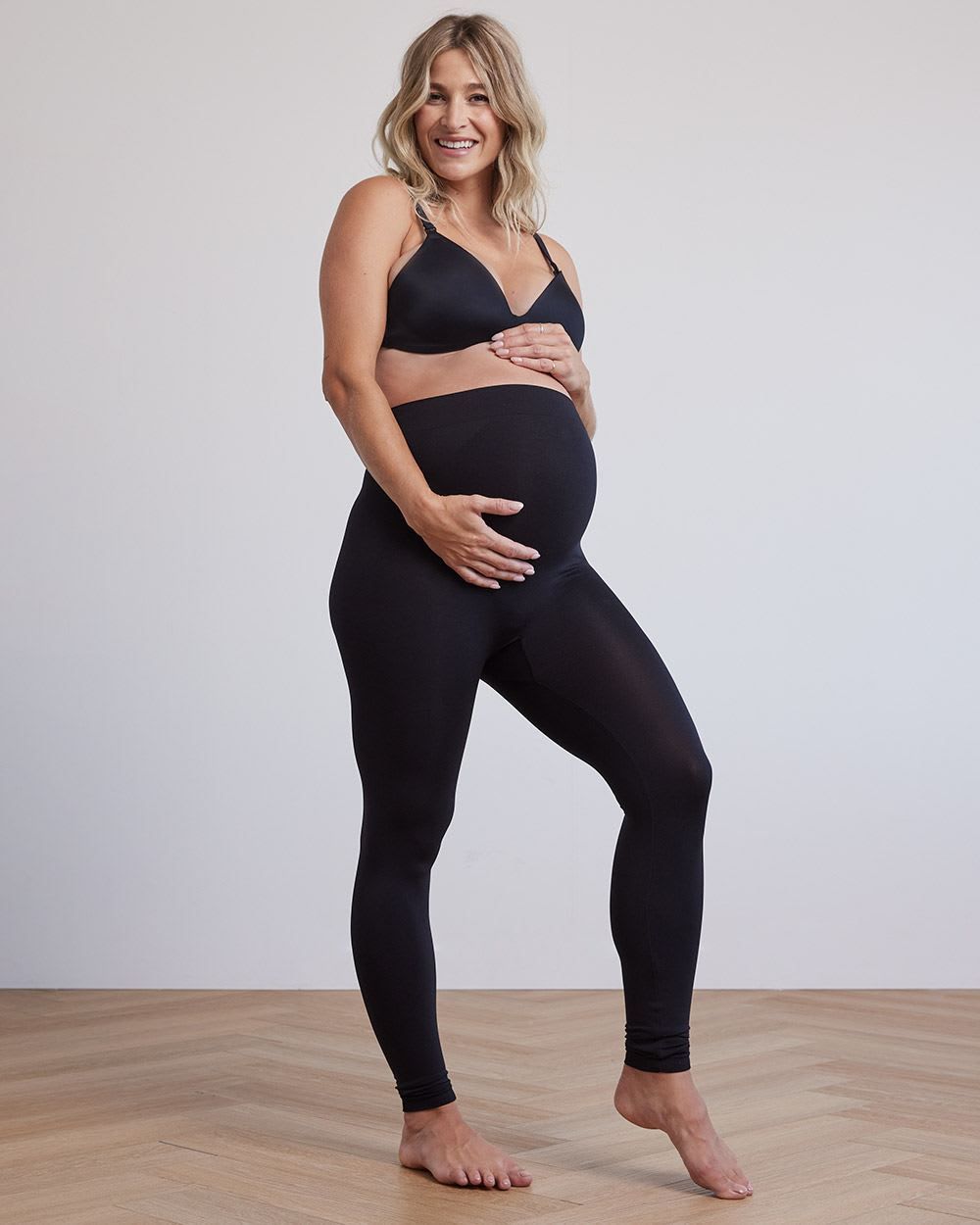 Crop Seamless Legging - Thyme Maternity sold by RW&CO. product image thumbnail 2