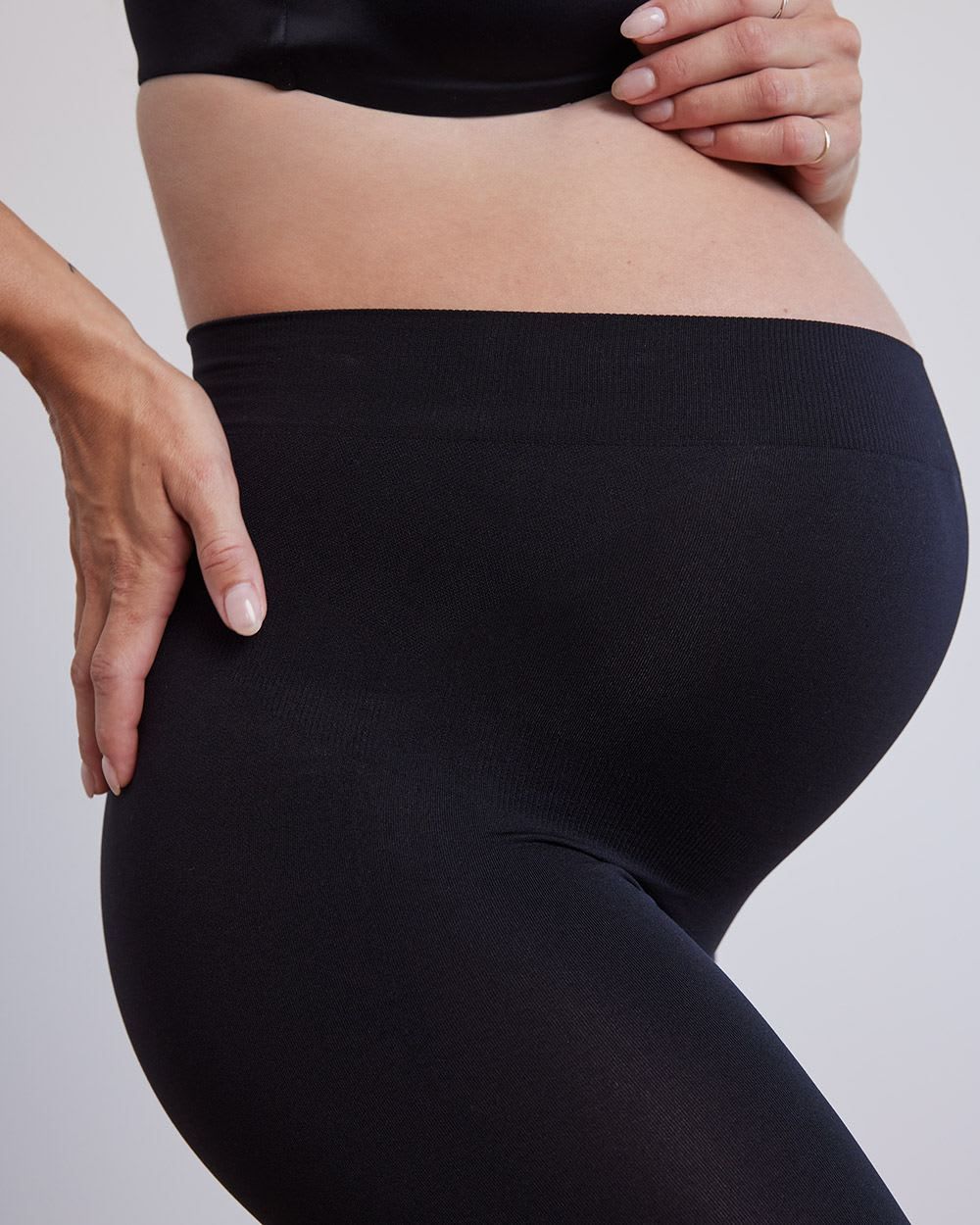 Crop Seamless Legging - Thyme Maternity sold by RW&CO. product image thumbnail 4