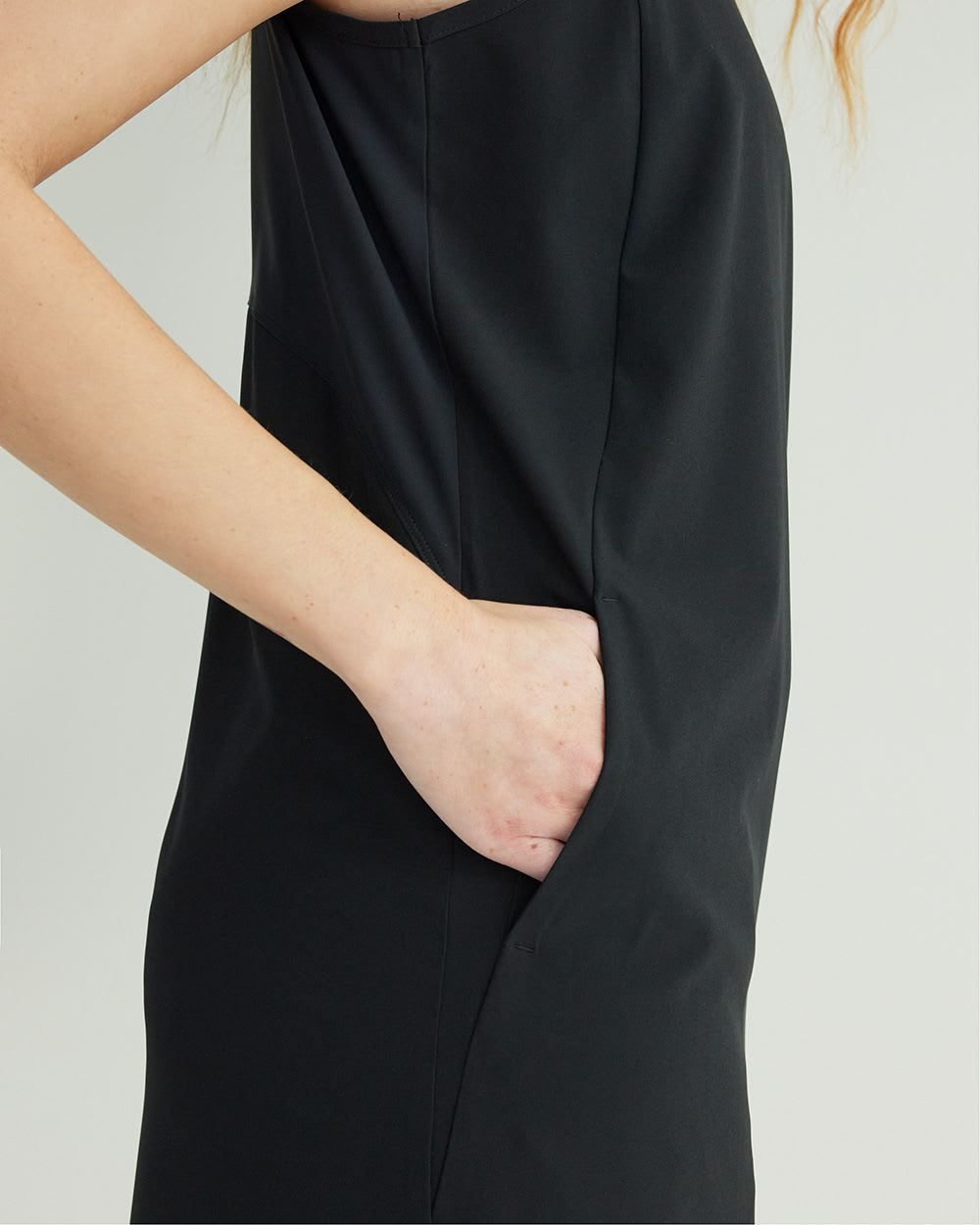 Sleeveless Mix-Media Dress - Hyba sold by RW&CO. product image thumbnail 4