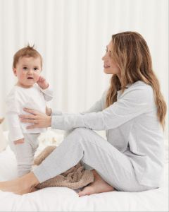 Nursing Relaxed-Fit French Terry Sweatshirt - Thyme Maternity sold by RW&CO.