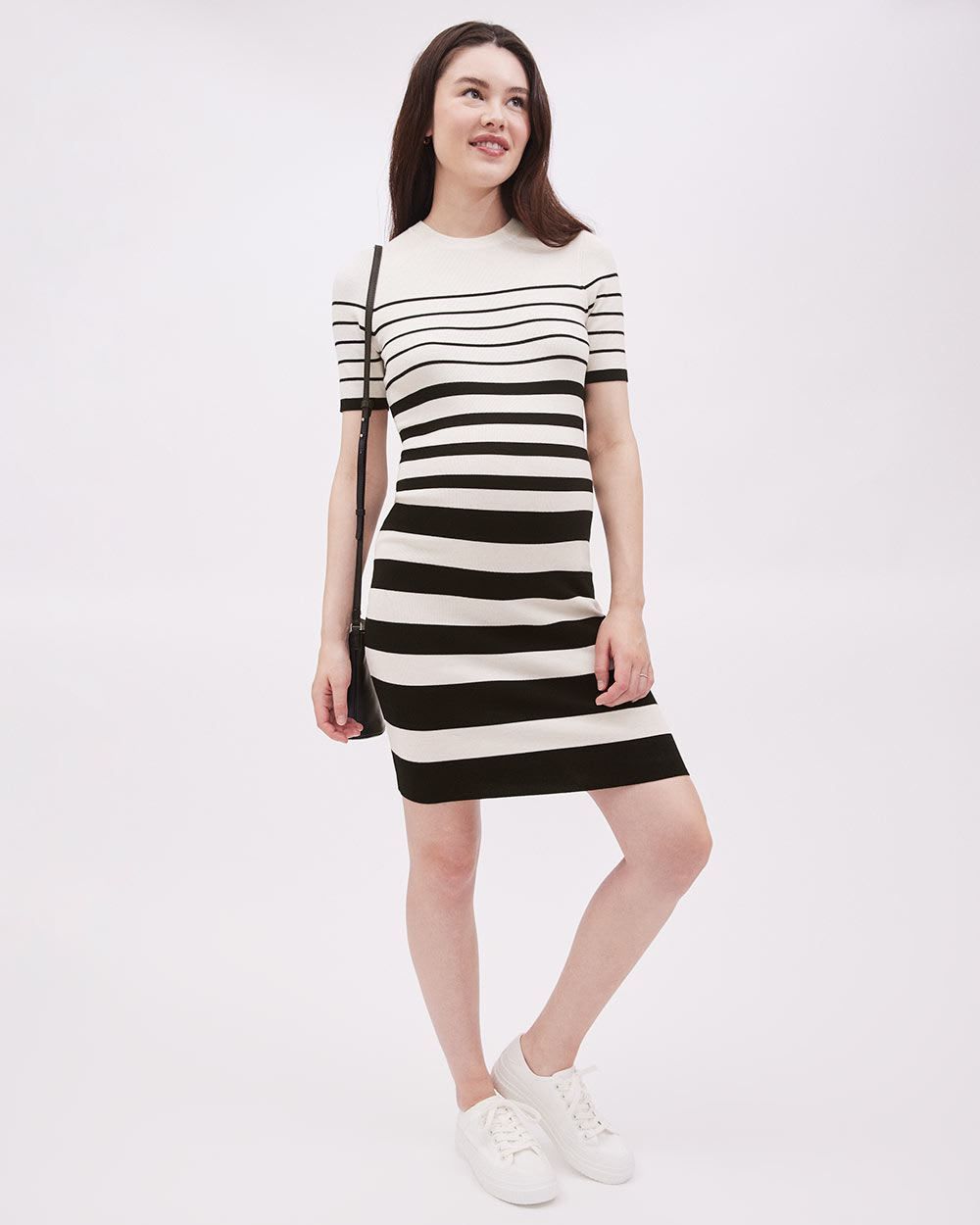 Striped Sweater T-Shirt Dress - Thyme Maternity sold by RW&CO. product image thumbnail 2