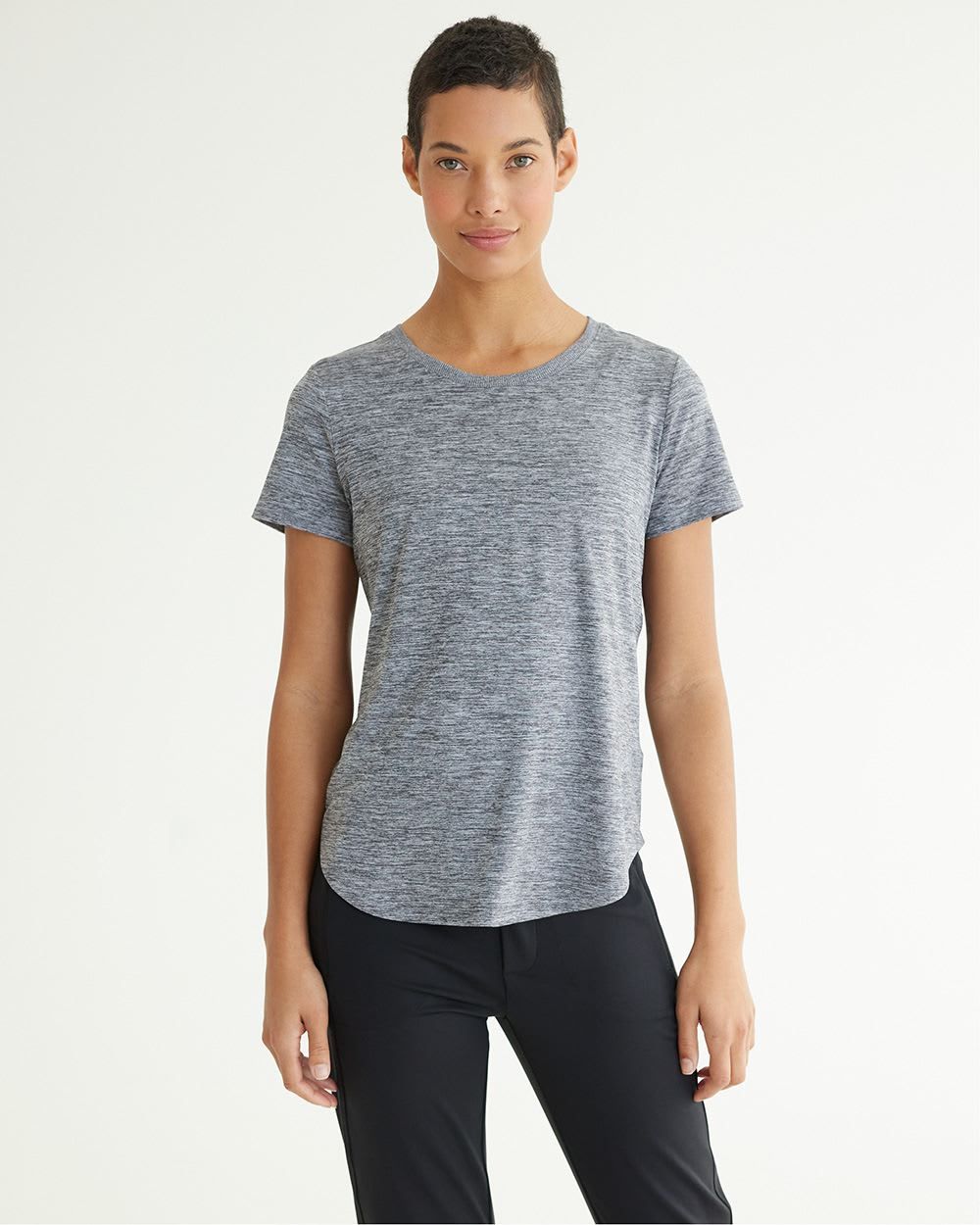 Short-Sleeve Crew-Neck Tee - Dry Lux Hyba Essentials sold by RW&CO.