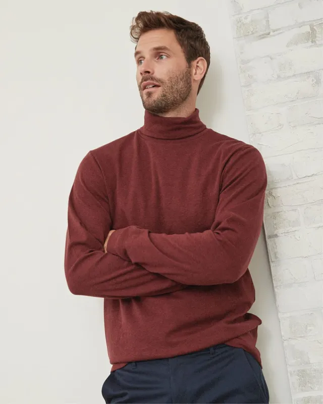 Soft Touch Long-Sleeve Turtleneck T-Shirt sold by RW&CO.