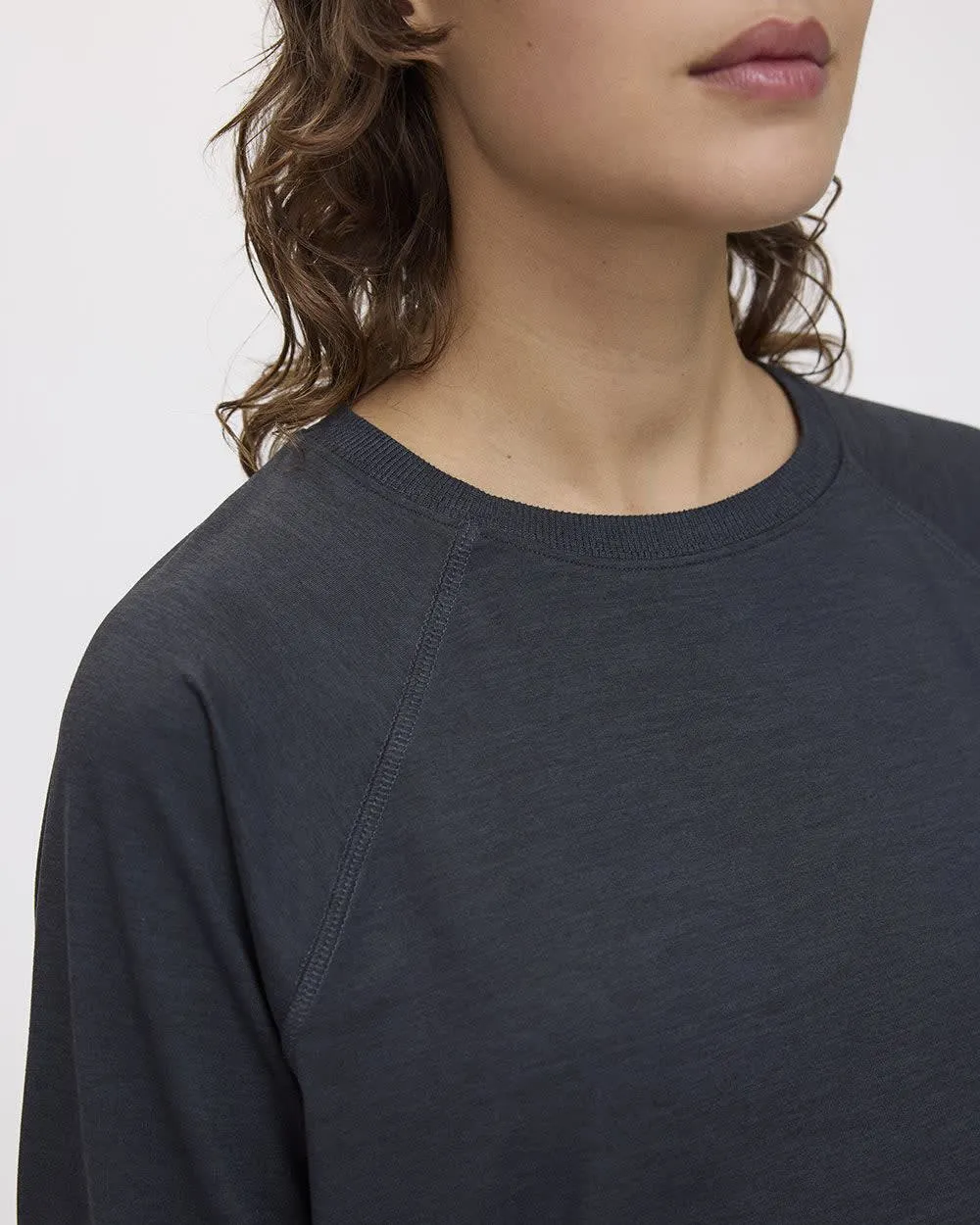 Long-Sleeve Crew-Neck Pullover - Dry-Lux (R) Hyba Essentials sold by RW&CO. product image thumbnail 4