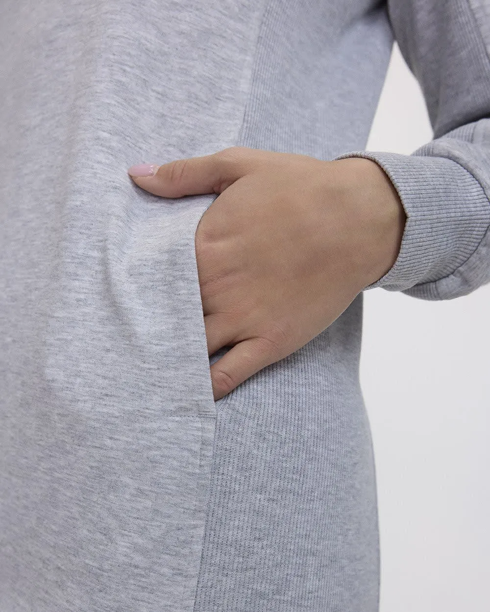 Long-Sleeve French Terry Dress - Hyba sold by RW&CO. product image thumbnail 5