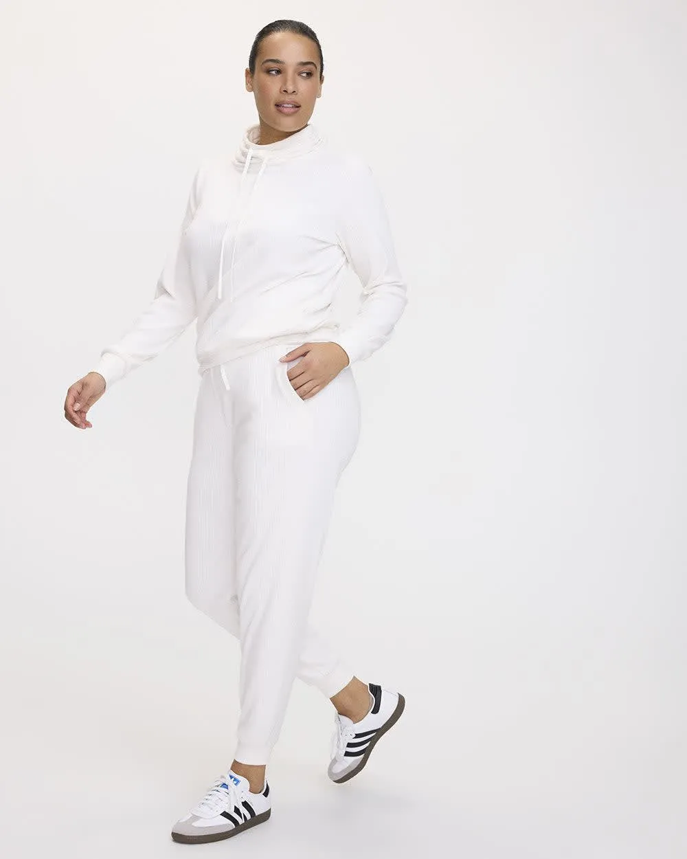 Velvet Ottoman-Knit Jogger - Hyba sold by RW&CO. product image thumbnail 4