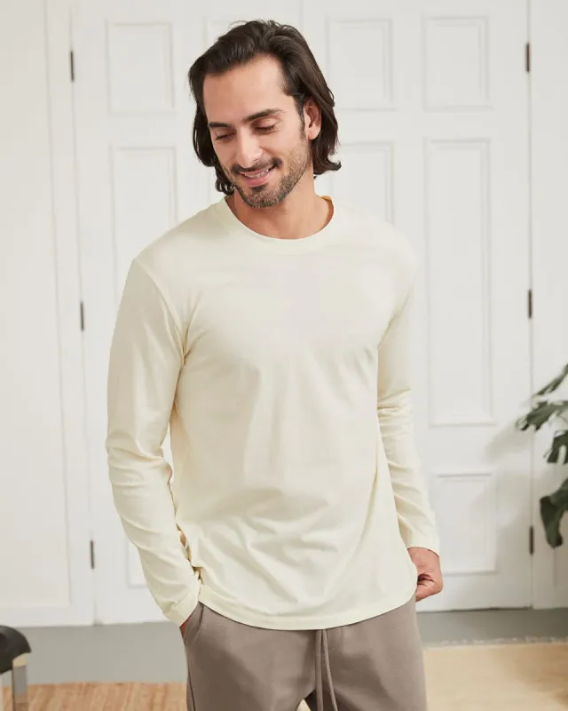 Basic Long-Sleeve Crew-Neck Tee sold by RW&CO.