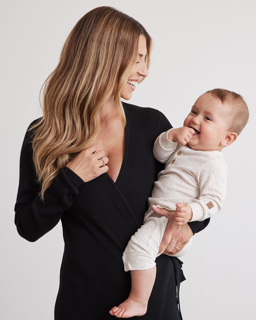 Wrap Ribbed Sweater Dress - Thyme Maternity sold by RW&CO. product image thumbnail 5