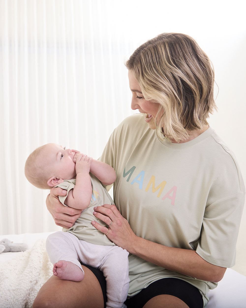Relaxed-Fit Short-Sleeve "Mama" Tee - Thyme Maternity sold by RW&CO. product image thumbnail 2