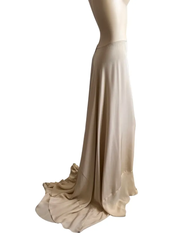 DOUBLE PLY SILK AND CHIFFON SILK SKIRT SIZE 2,4,8 sold by Ryan Roche