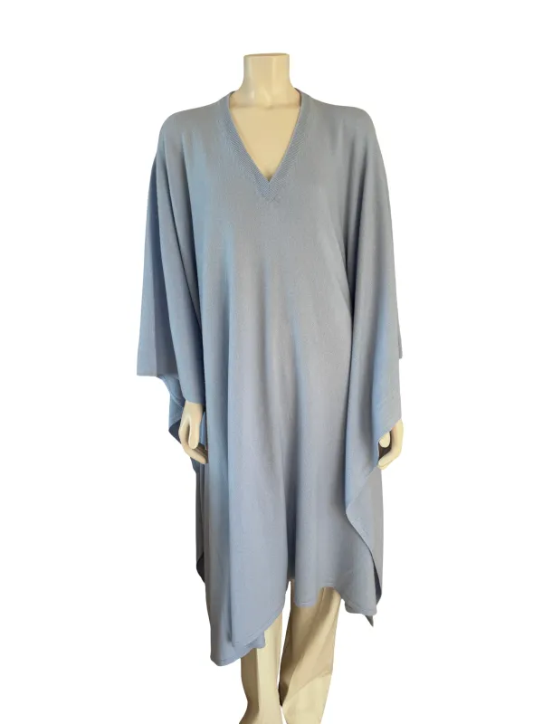 Luxurious cashmere knit caftan in lavanda sold by Ryan Roche