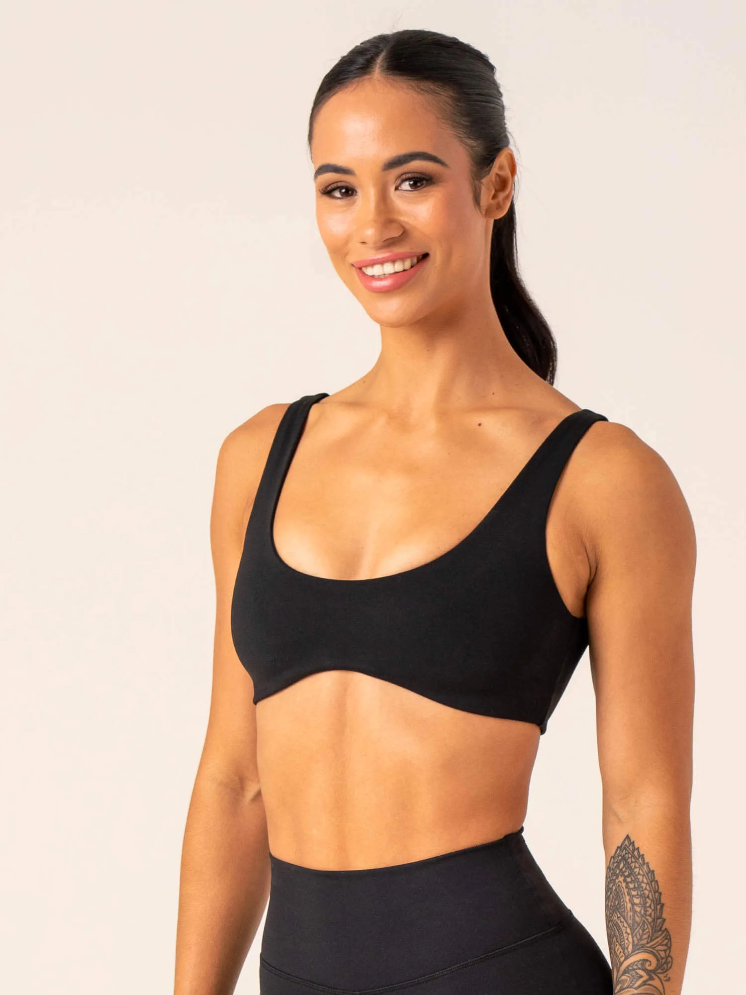 Unstoppable Lounge Bra - Black sold by Ryderwear product image thumbnail 3