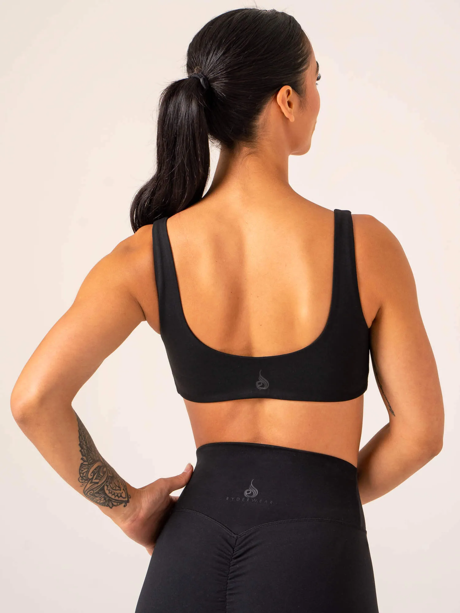 Unstoppable Lounge Bra - Black sold by Ryderwear product image thumbnail 2
