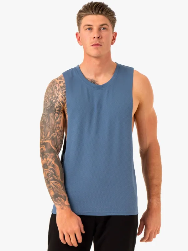 Enhance Baller Tank - Blue sold by Ryderwear