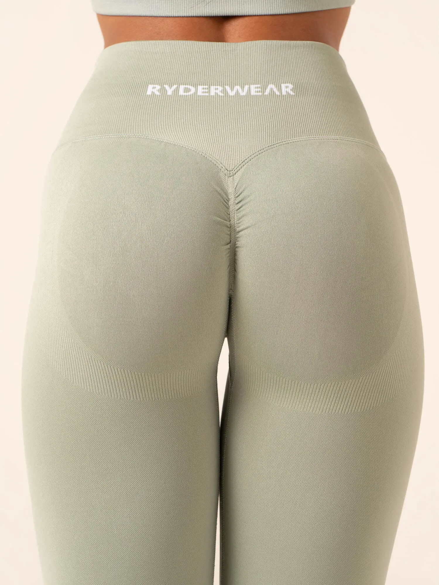 Lift BBL Scrunch Seamless Leggings - Sage sold by Ryderwear product image thumbnail 3