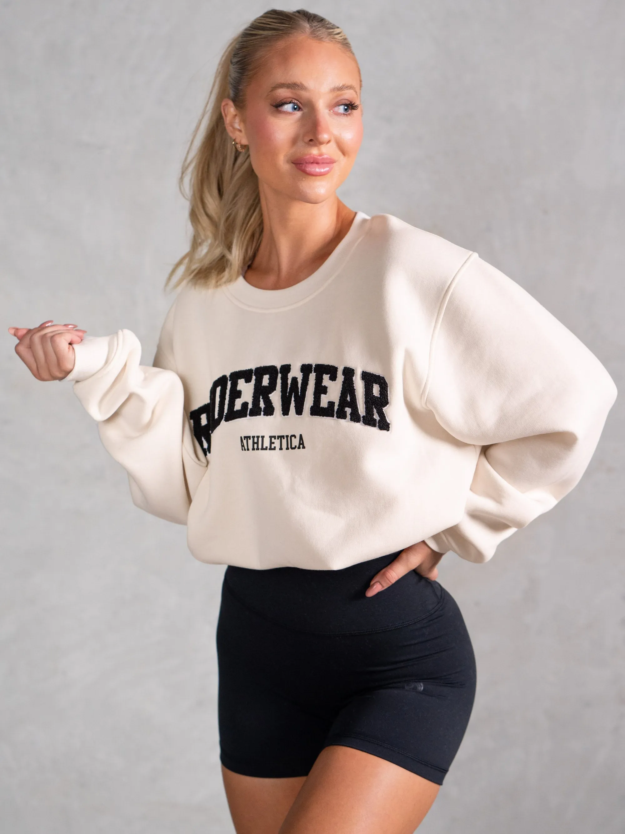 Athletica Sweater - Vanilla sold by Ryderwear product image thumbnail 4