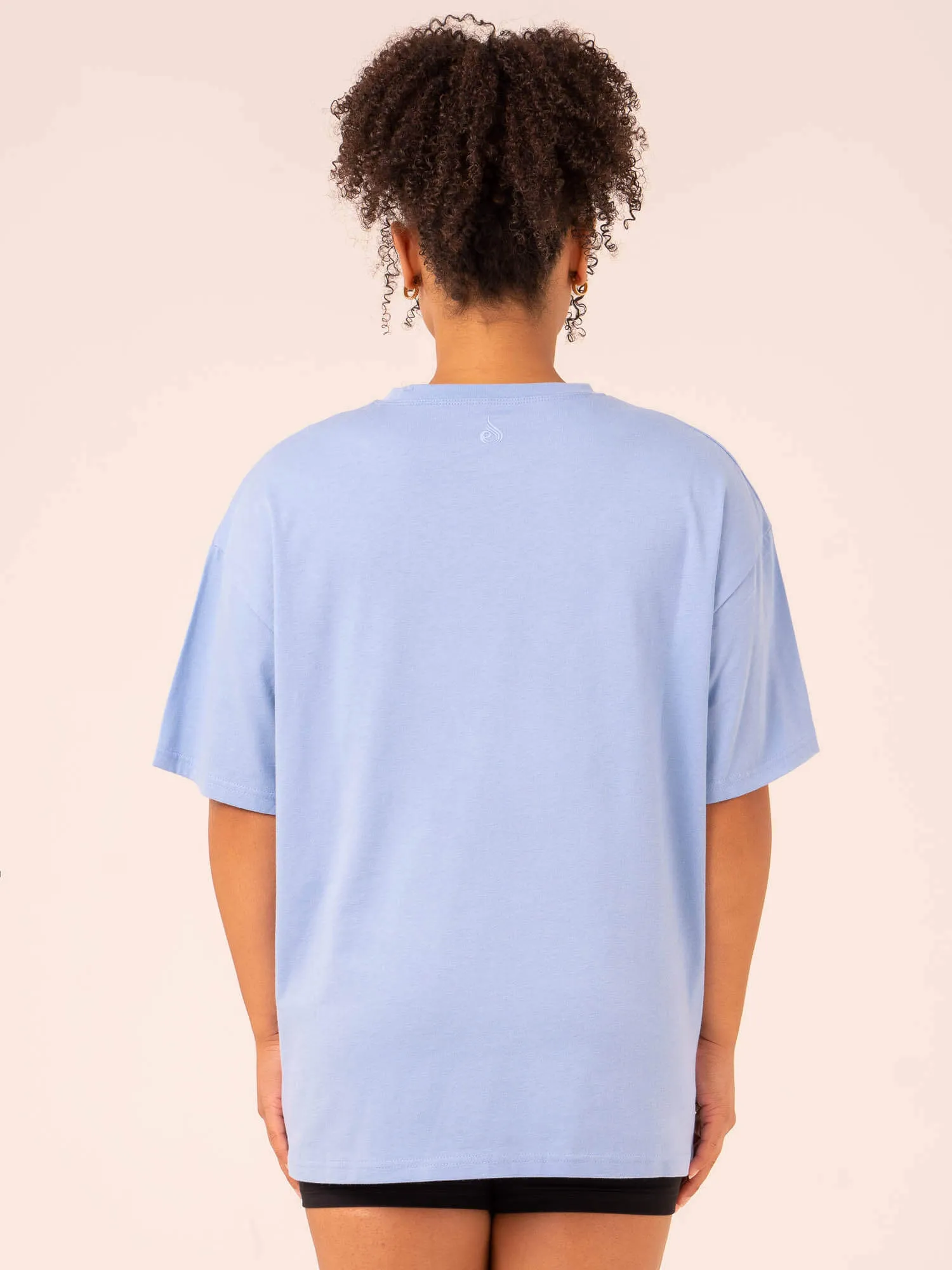 Retro Oversized T-Shirt - Cornflower Blue sold by Ryderwear product image thumbnail 2