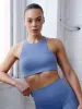 NKD Frame Long Line Sports Bra - Stonewash Blue sold by Ryderwear