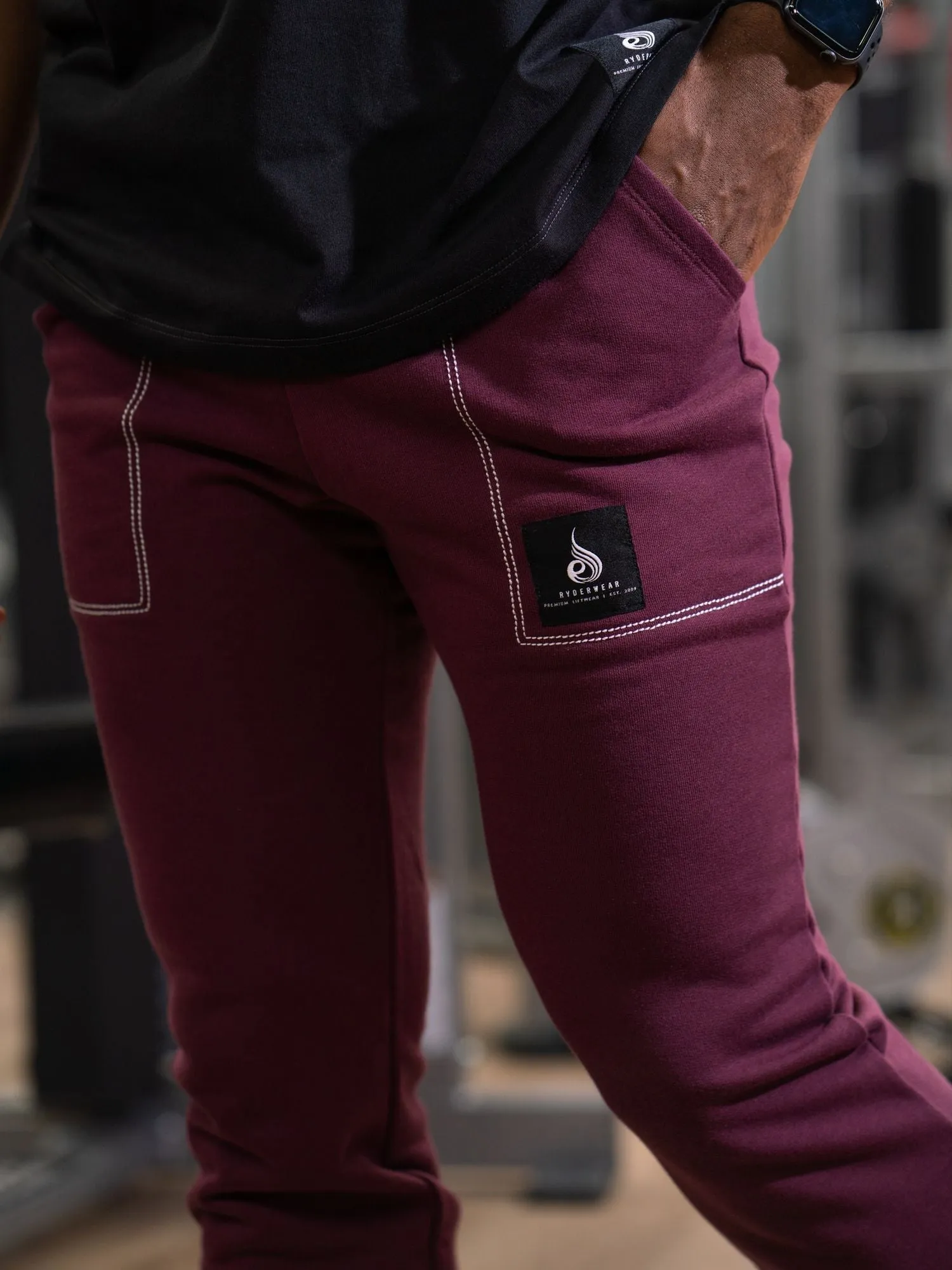 Vital Track Pant - Plum sold by Ryderwear