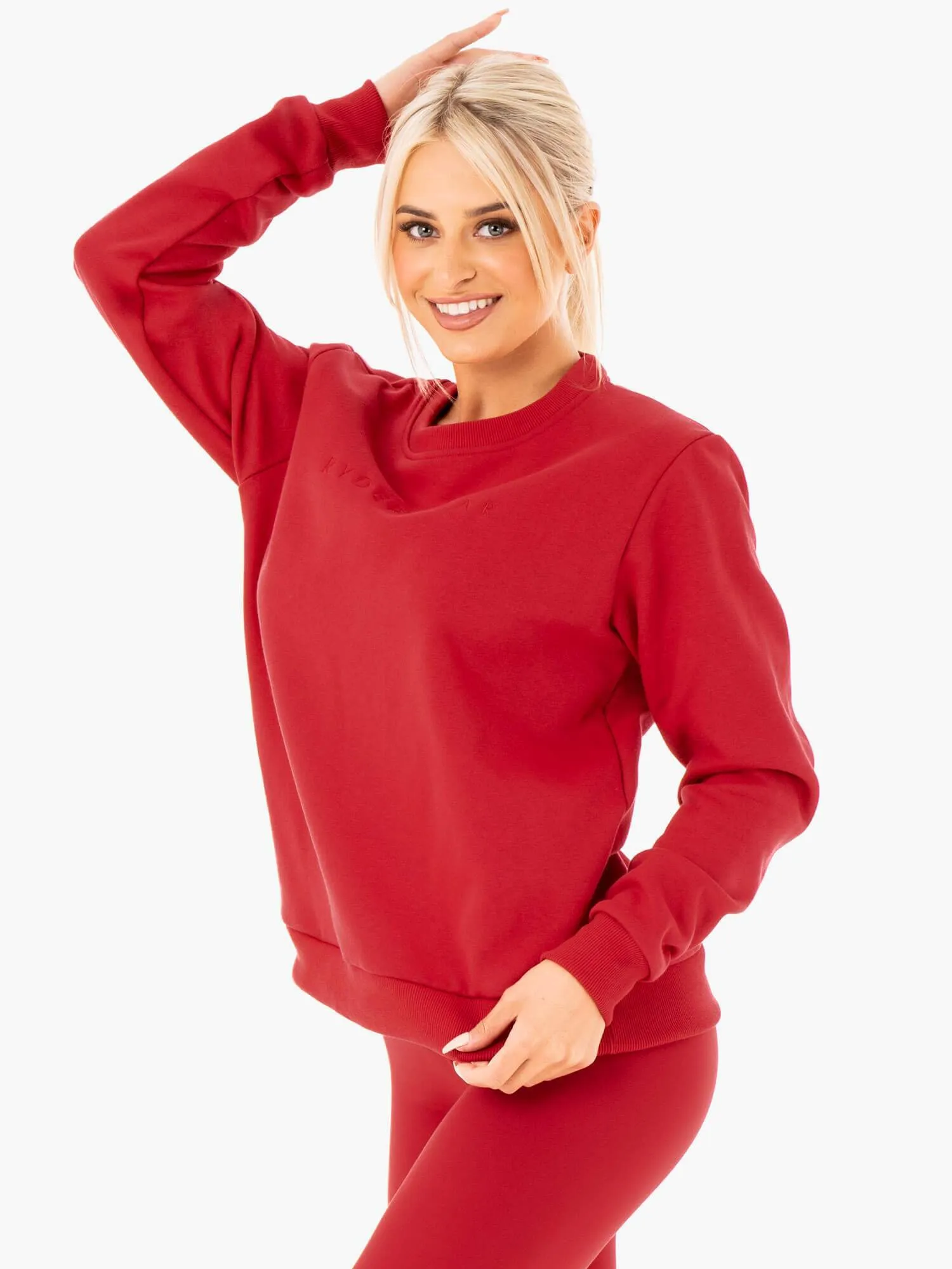 Motion Oversized Sweater - Red sold by Ryderwear product image thumbnail 3