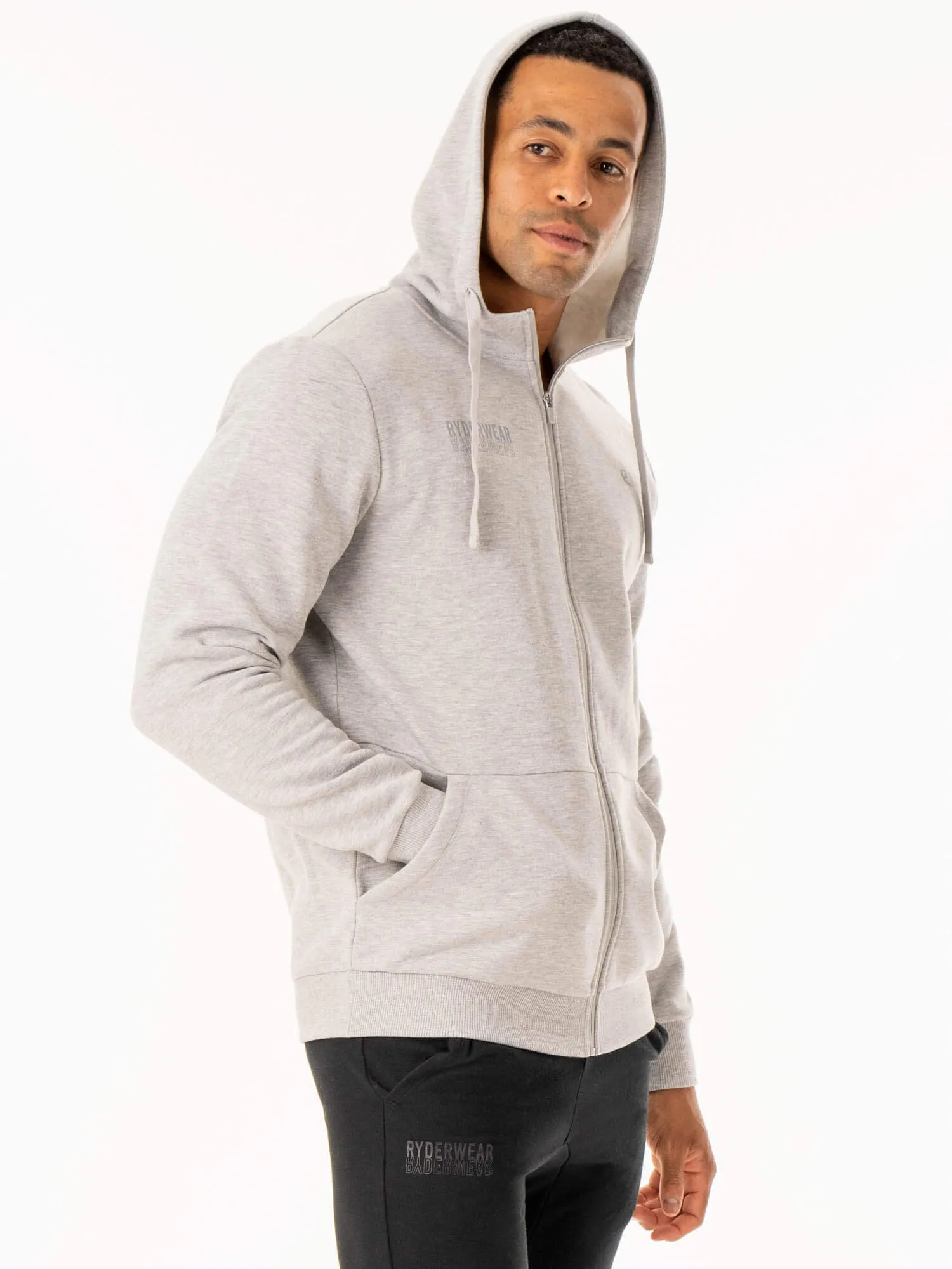 Limitless Zip Up Jacket - Grey Marl sold by Ryderwear product image thumbnail 3