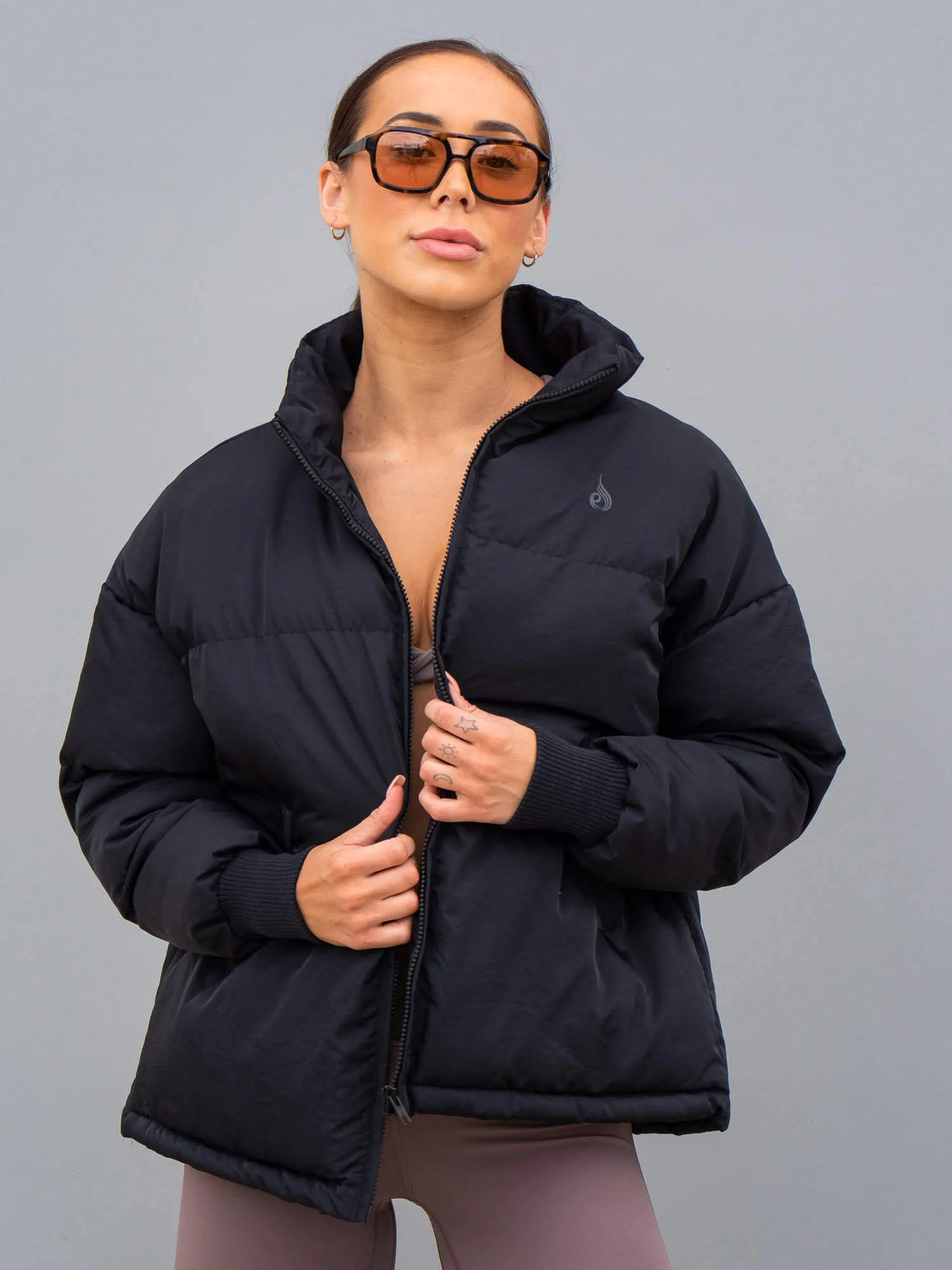 Pace Puffer Jacket - Black sold by Ryderwear
