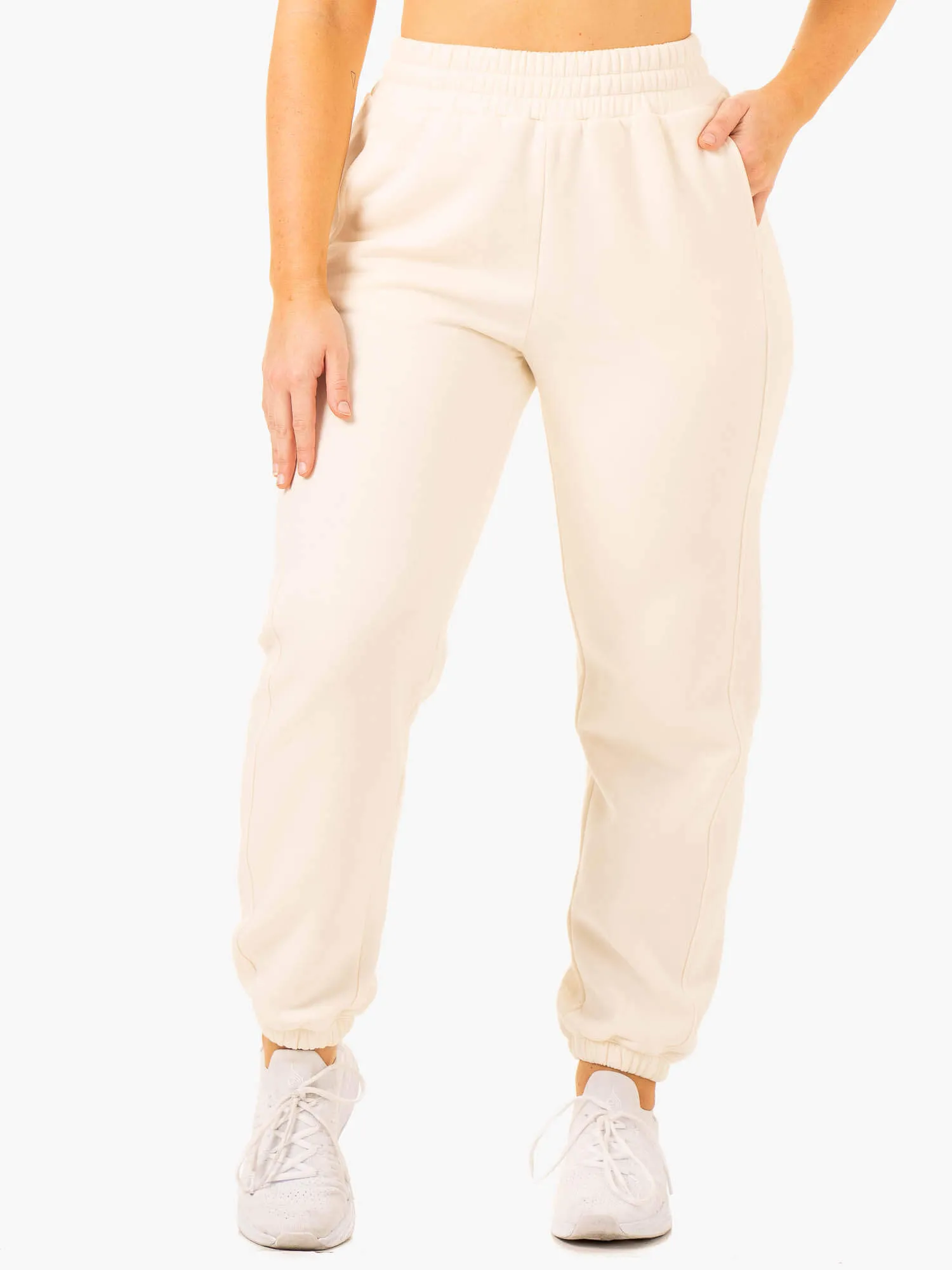 Sideline Track Pants - Vanilla sold by Ryderwear