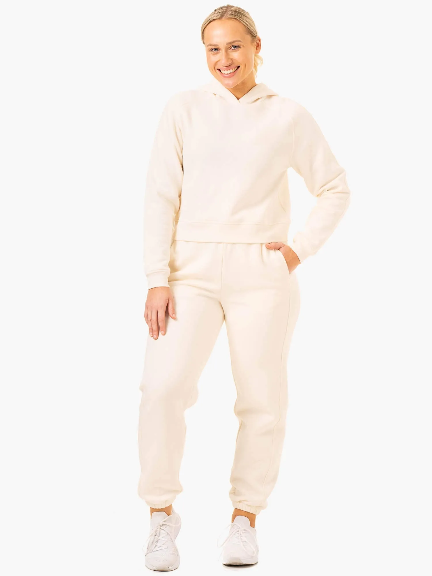 Sideline Track Pants - Vanilla sold by Ryderwear product image thumbnail 5