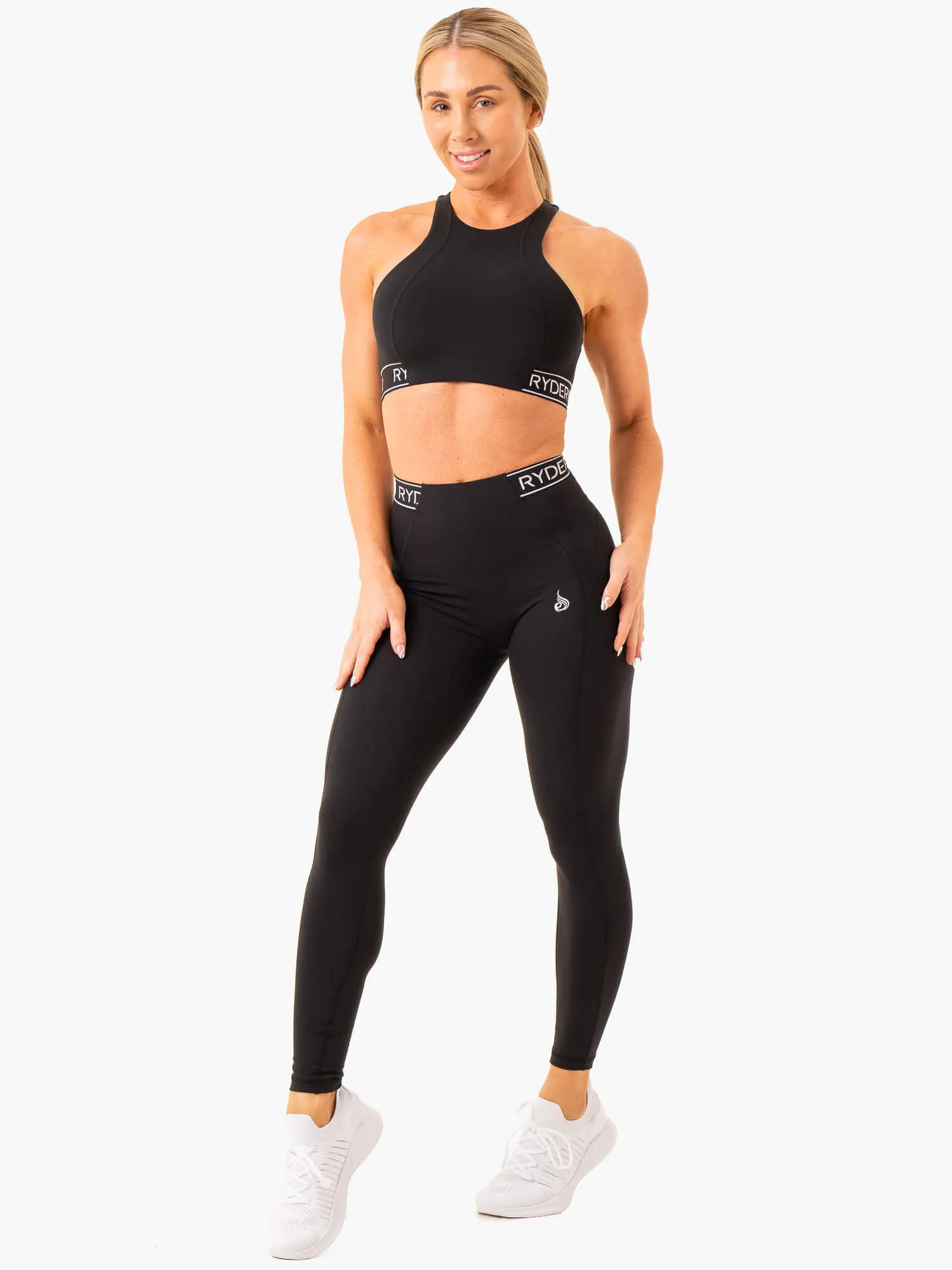 Level Up High Impact Sports Bra - Black sold by Ryderwear product image thumbnail 5