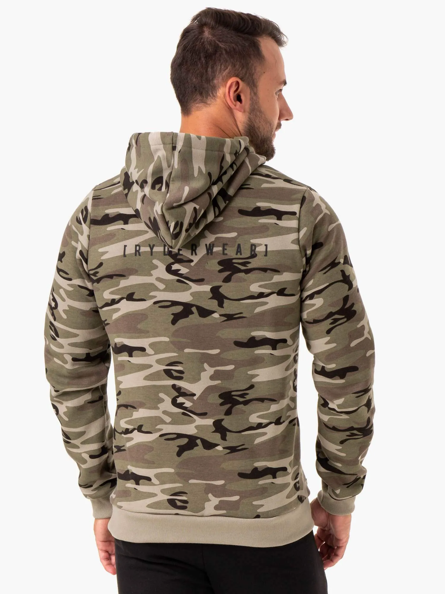 Camo Tech Pullover Hoodie - Khaki Camo sold by Ryderwear product image thumbnail 2