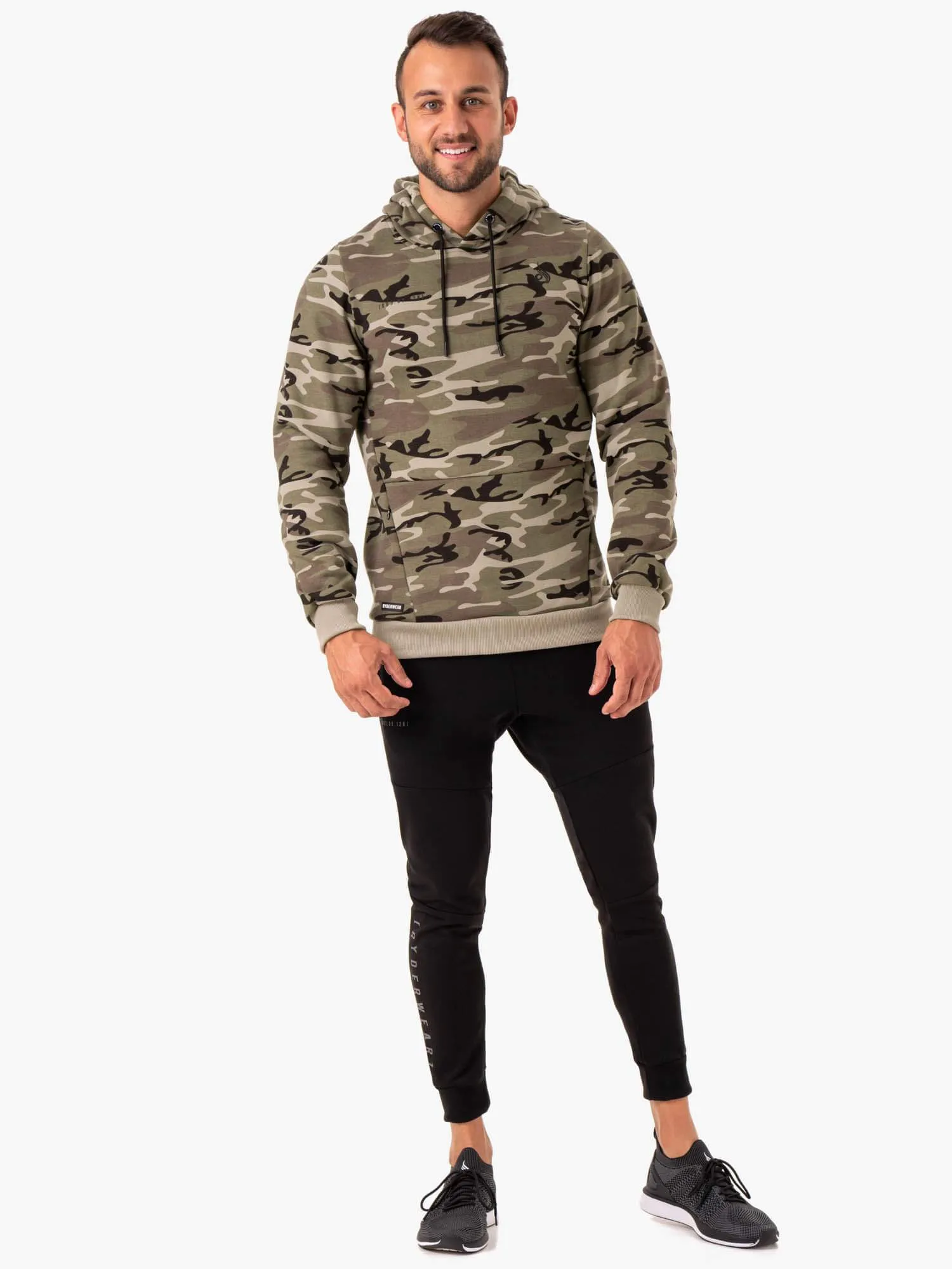Camo Tech Pullover Hoodie - Khaki Camo sold by Ryderwear product image thumbnail 5