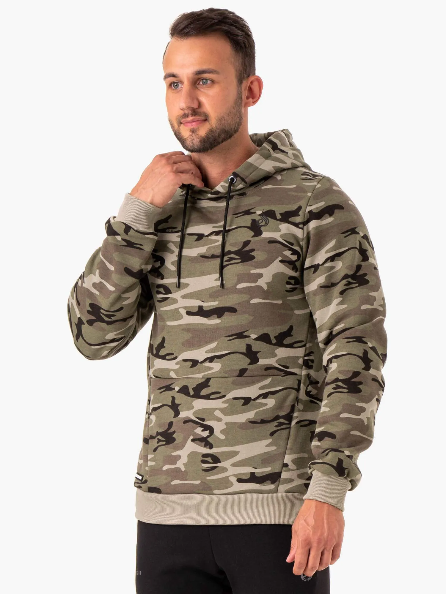 Camo Tech Pullover Hoodie - Khaki Camo sold by Ryderwear product image thumbnail 3
