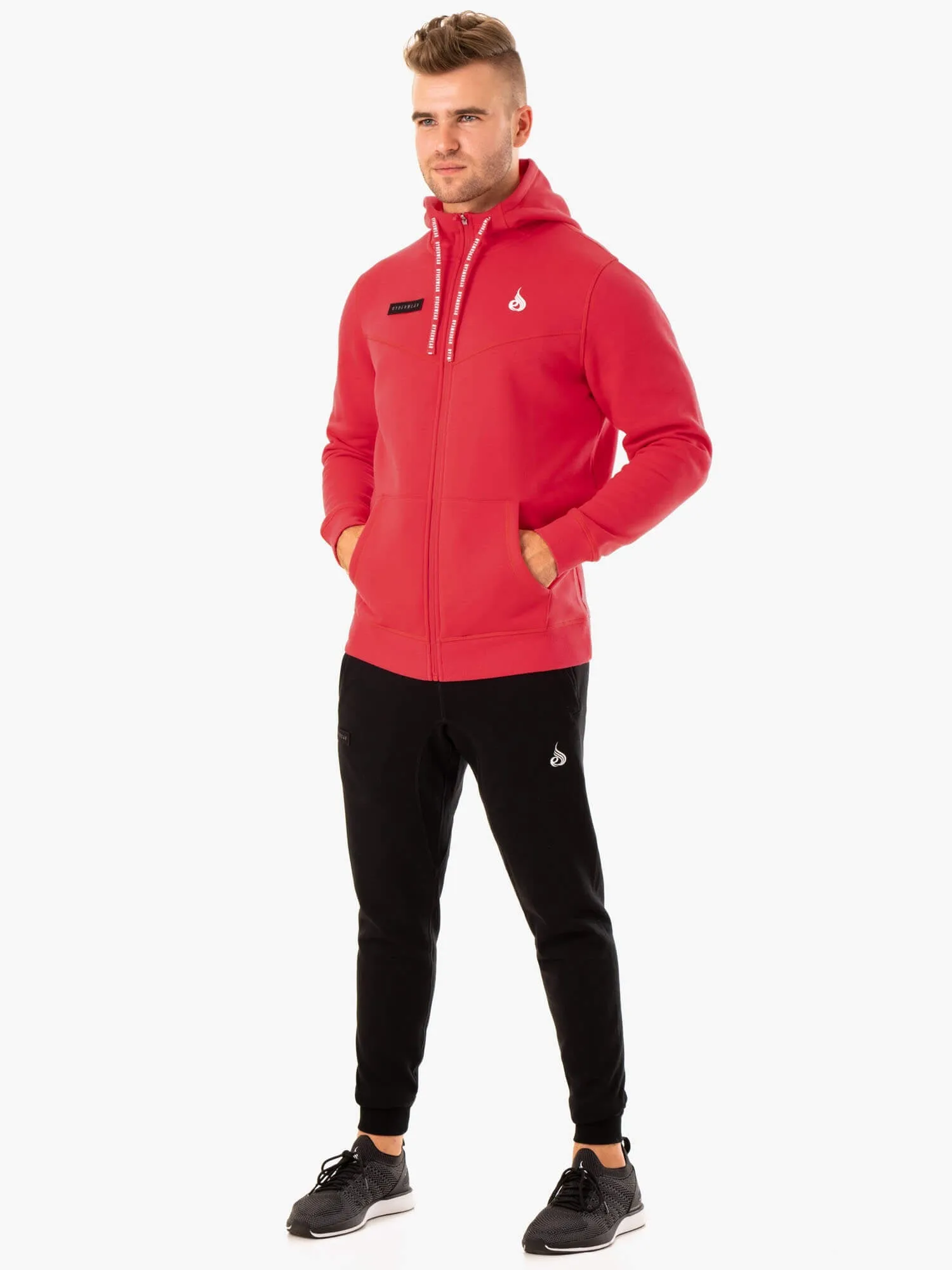 Recharge Zip Up Hoodie - Red sold by Ryderwear product image thumbnail 5