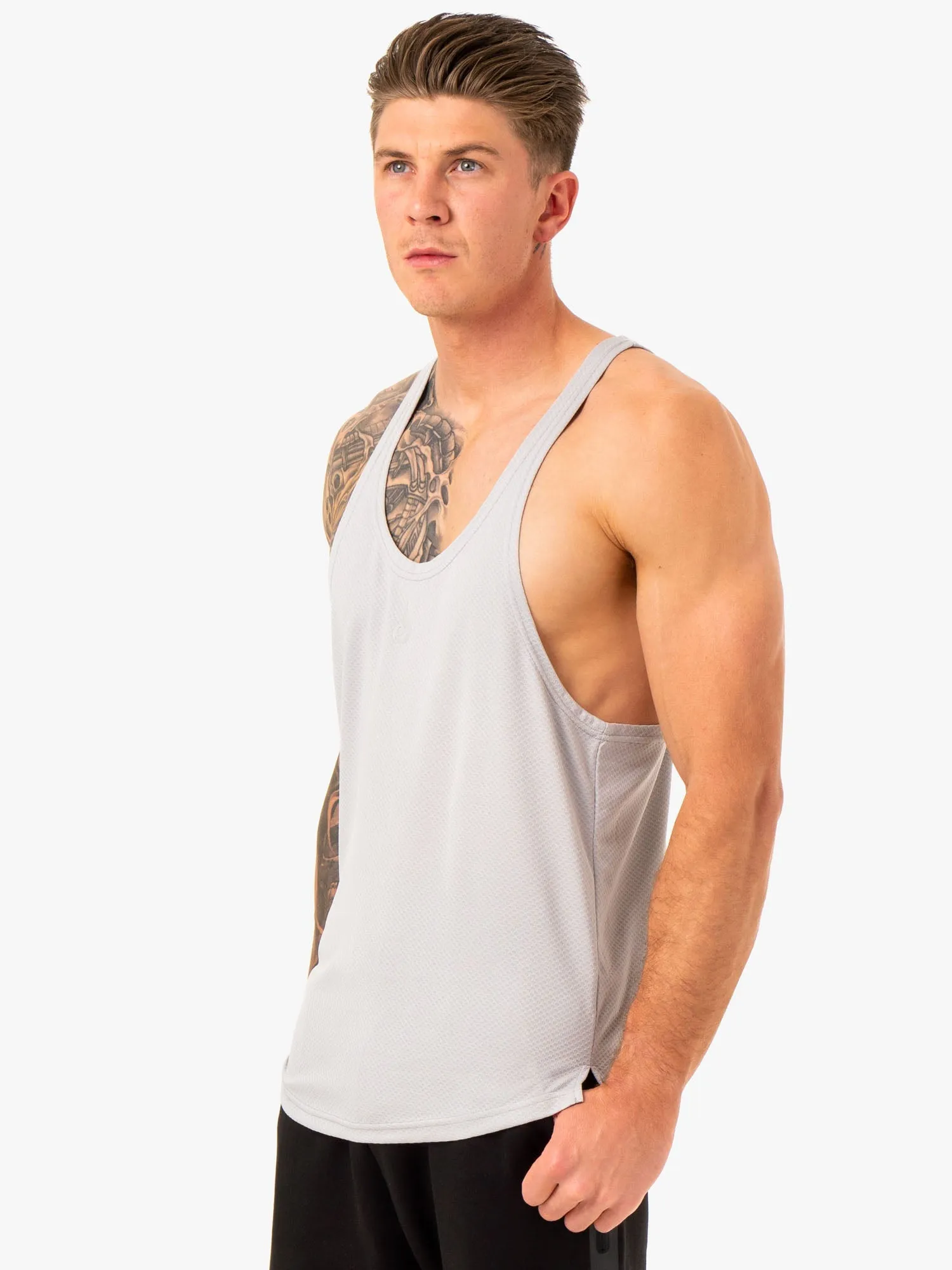 Enhance Stringer T-Back - Snow Grey sold by Ryderwear product image thumbnail 3