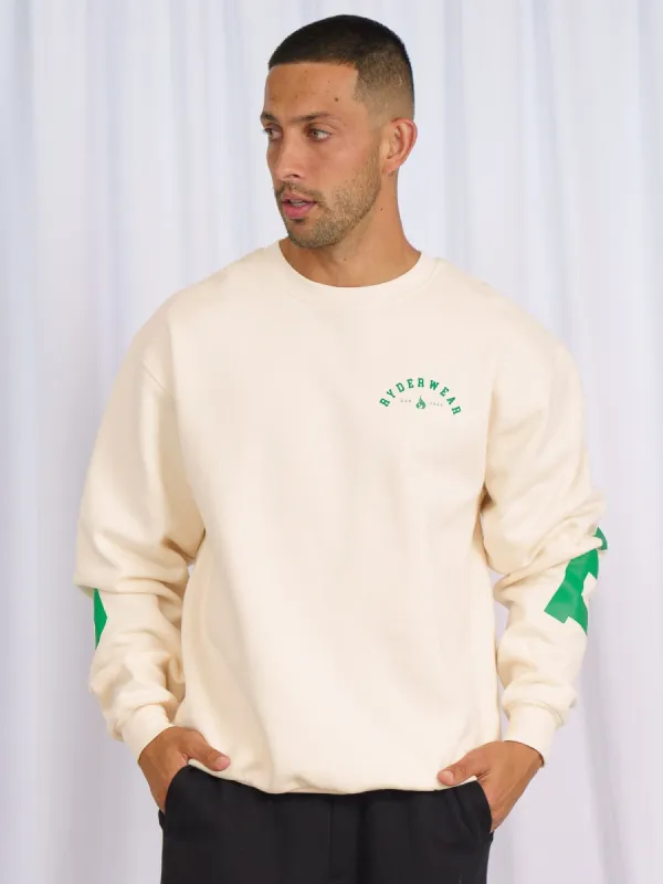 Unisex Collegiate Sweater - Vanilla sold by Ryderwear